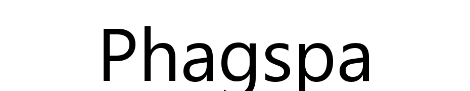 Microsoft Phags Pa Yazı tipi ücretsiz indir